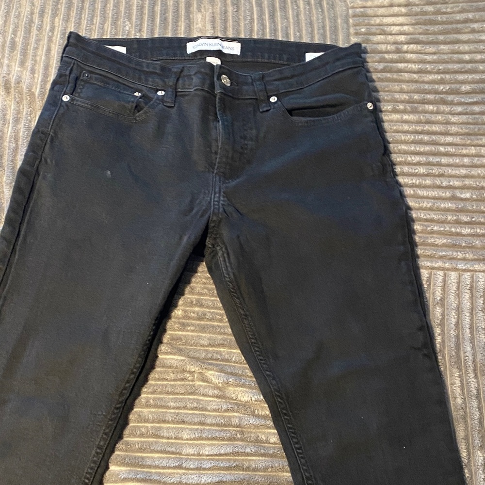 Calvin Klein Men's Black Skinny Jeans